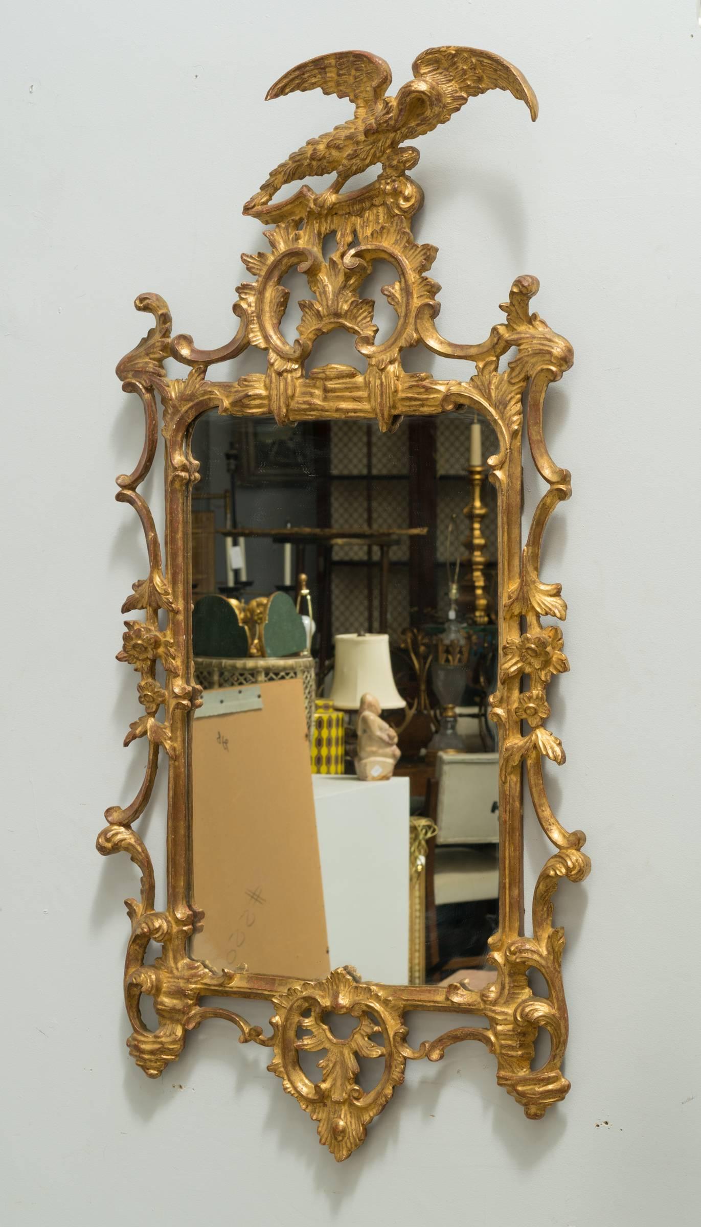 Italian Giltwood Eagle Mirror 3