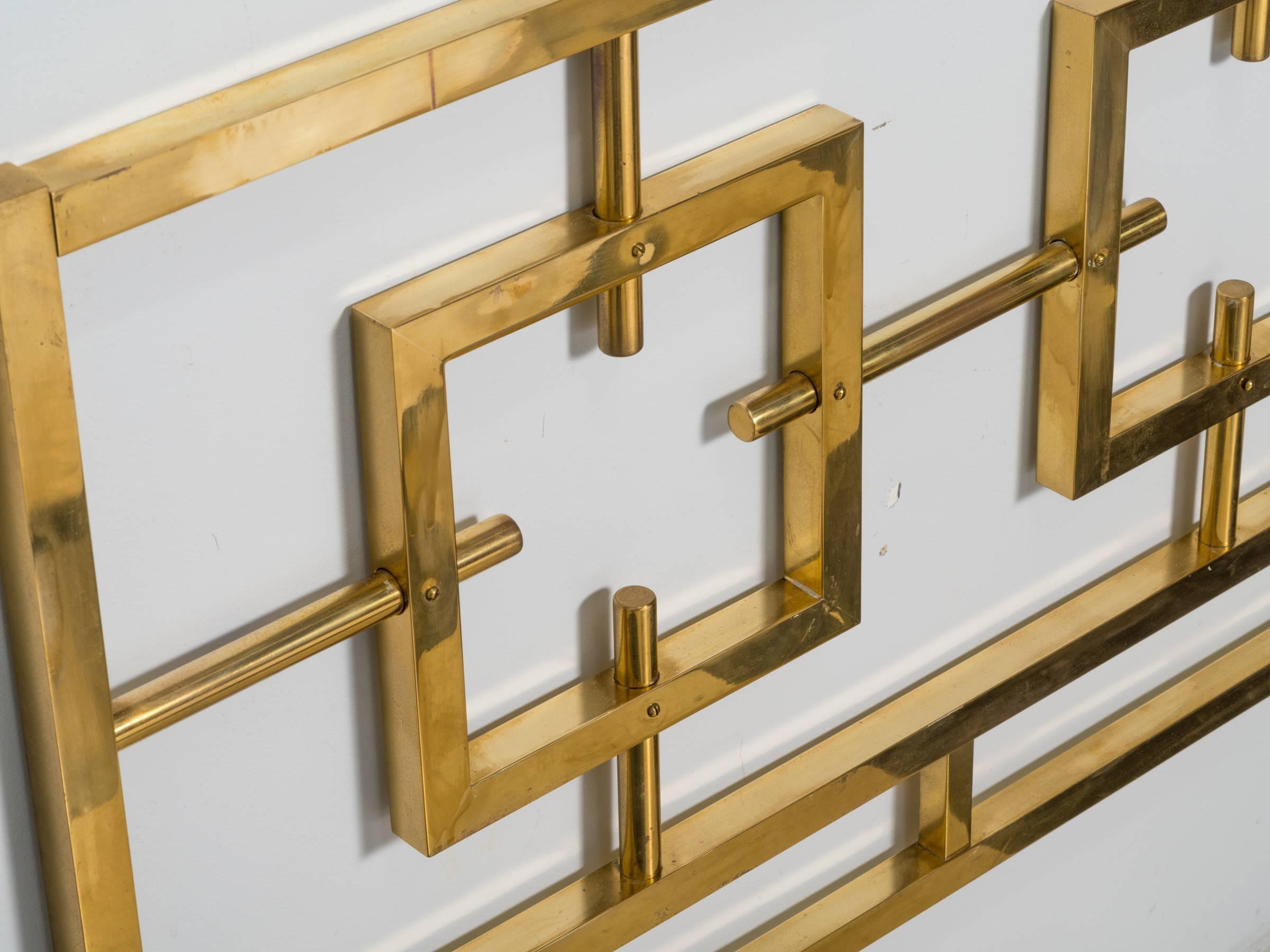 Solid brass headboard (4 available) that would make a great daybed