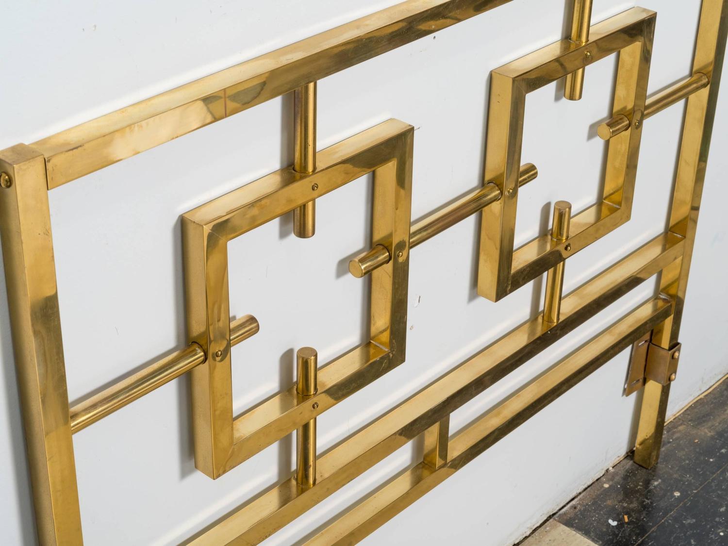 4 Mastercraft Brass Headboards/ Daybed at 1stdibs