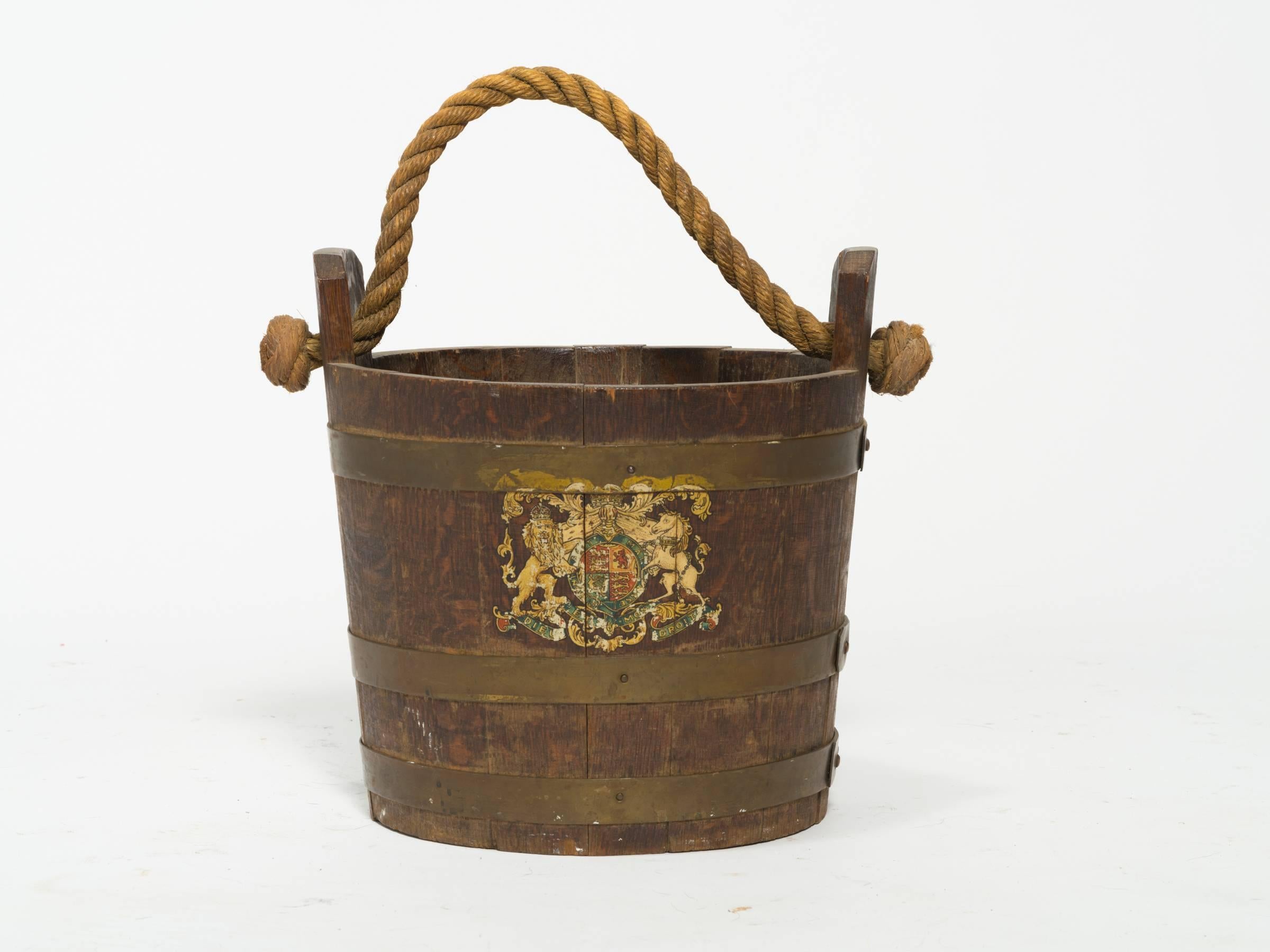 19th Century English Fire Bucket 1
