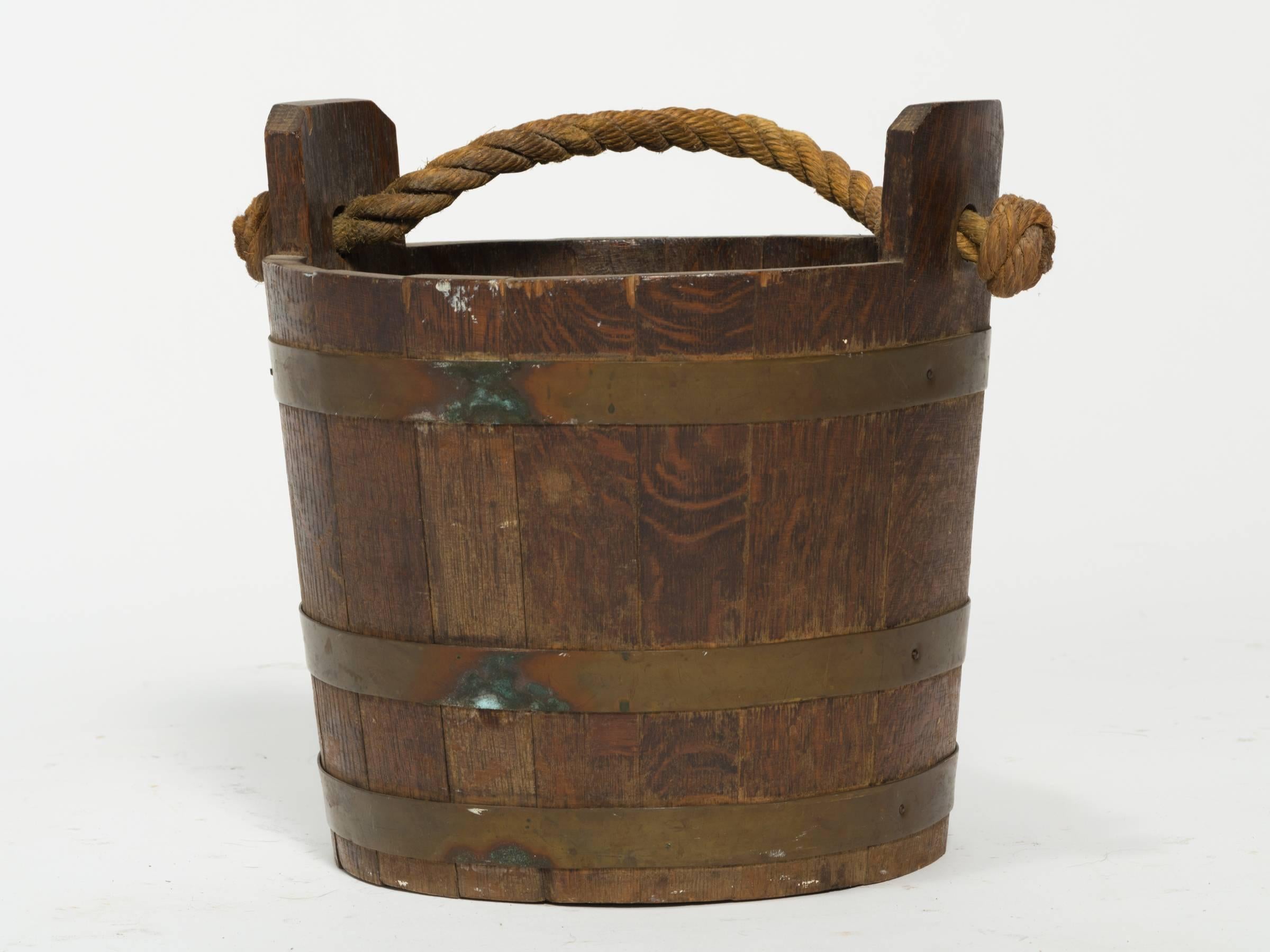 19th Century English Fire Bucket In Good Condition In Tarrytown, NY