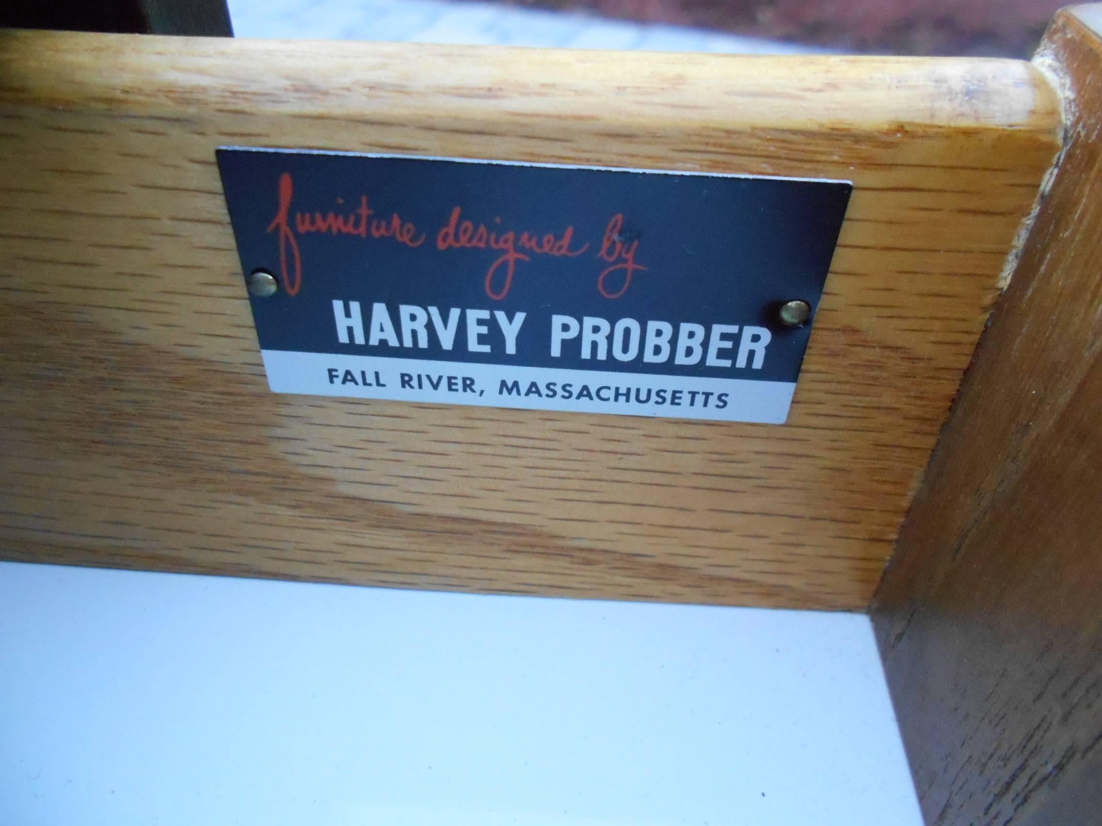 Pair of Harvey Probber Marble-Top Nightstands 1