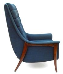 High Back Midcentury Lounge Chair by Kroehler
