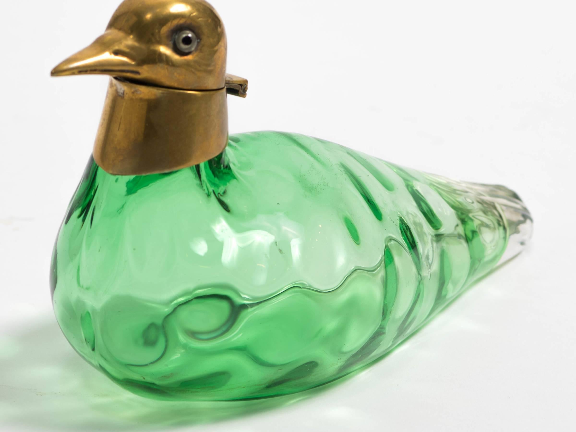 Austrian Perfume Bottle in the Form of a Bird In Good Condition In Tarrytown, NY