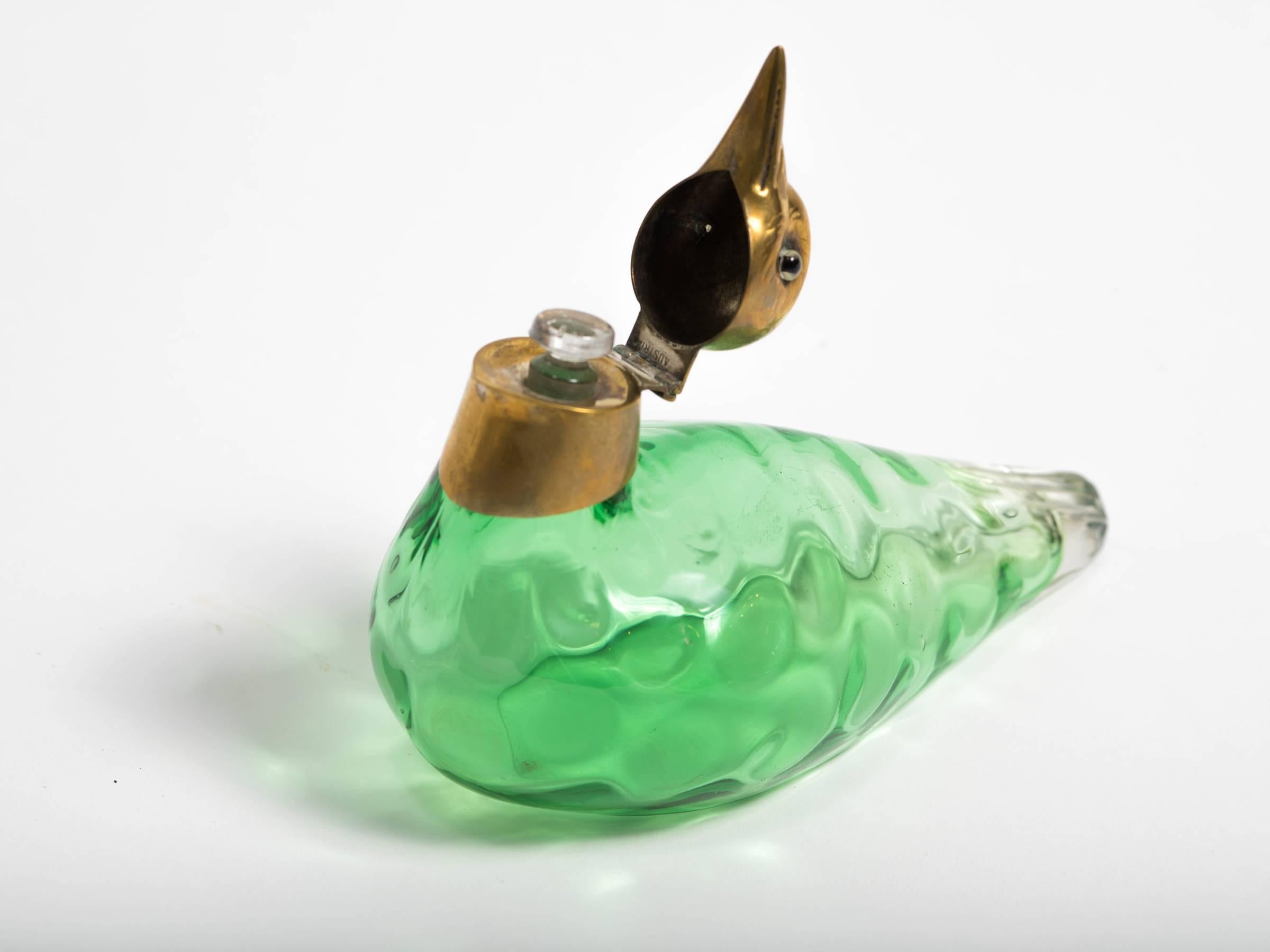 Austrian Perfume Bottle in the Form of a Bird 1