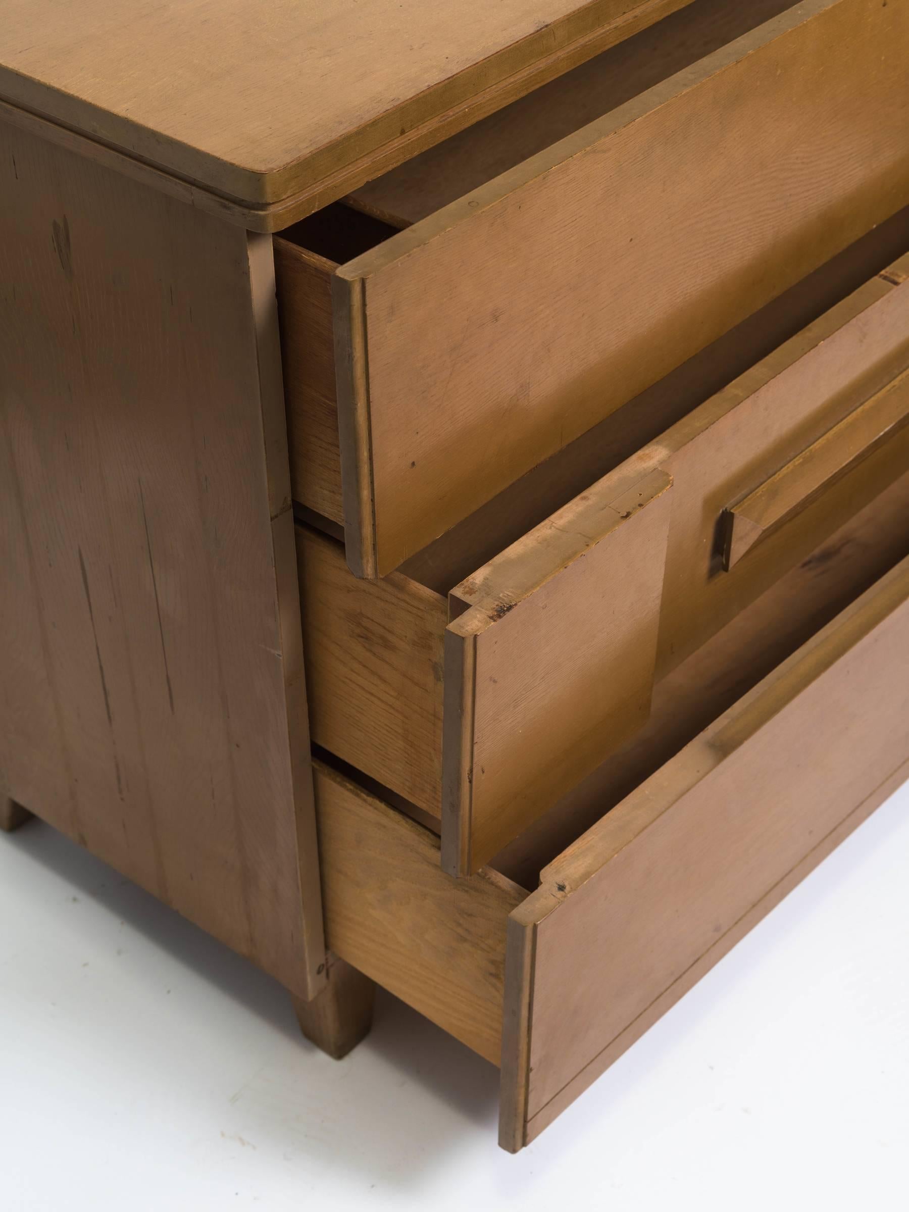 Pair of Oversized Midcentury Bachelor Chests 5