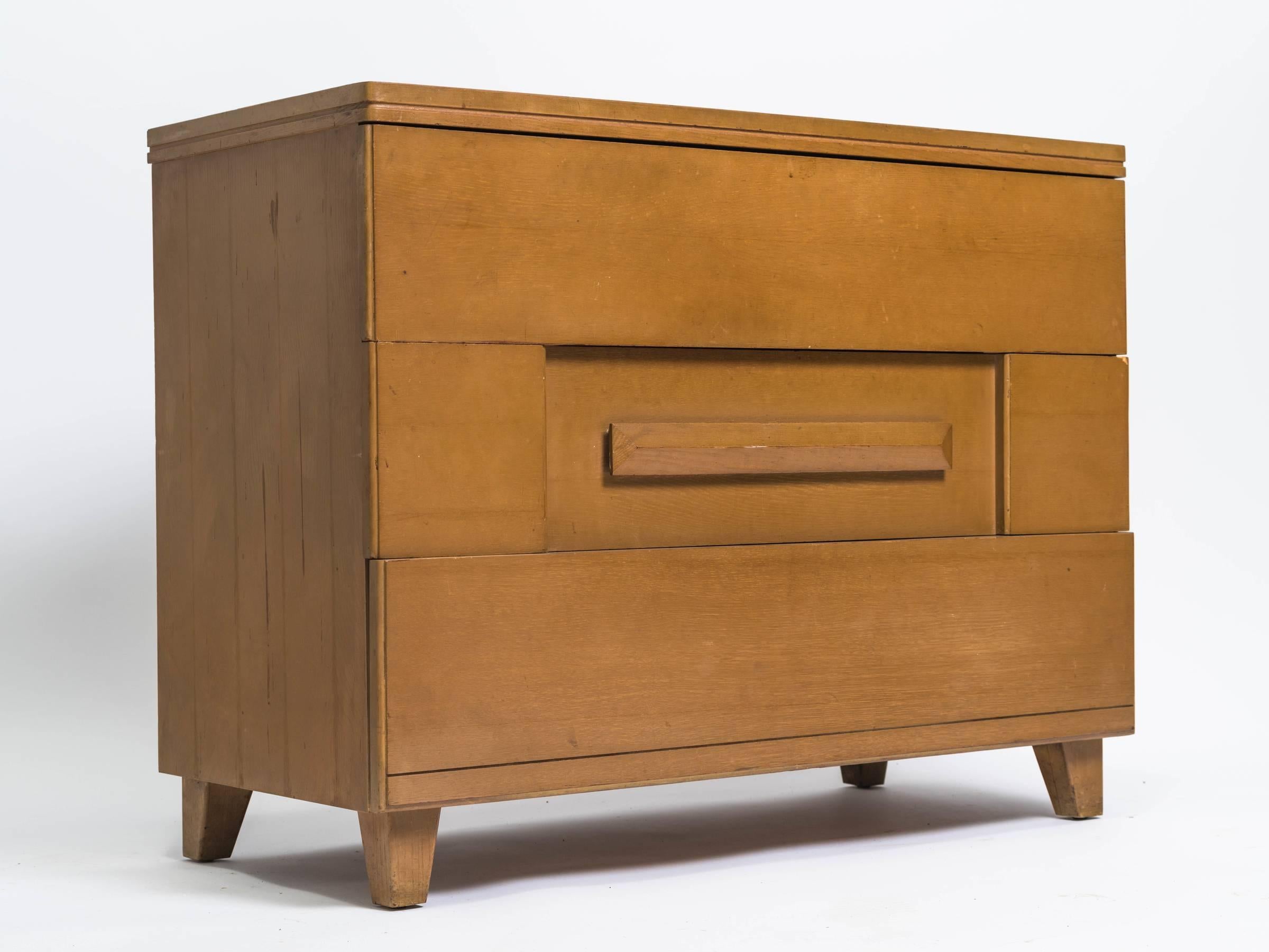 Mid-20th Century Pair of Oversized Midcentury Bachelor Chests