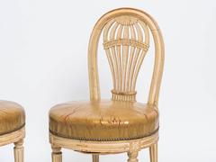 Pair of 1920s French Hot Air Balloon Side Chairs