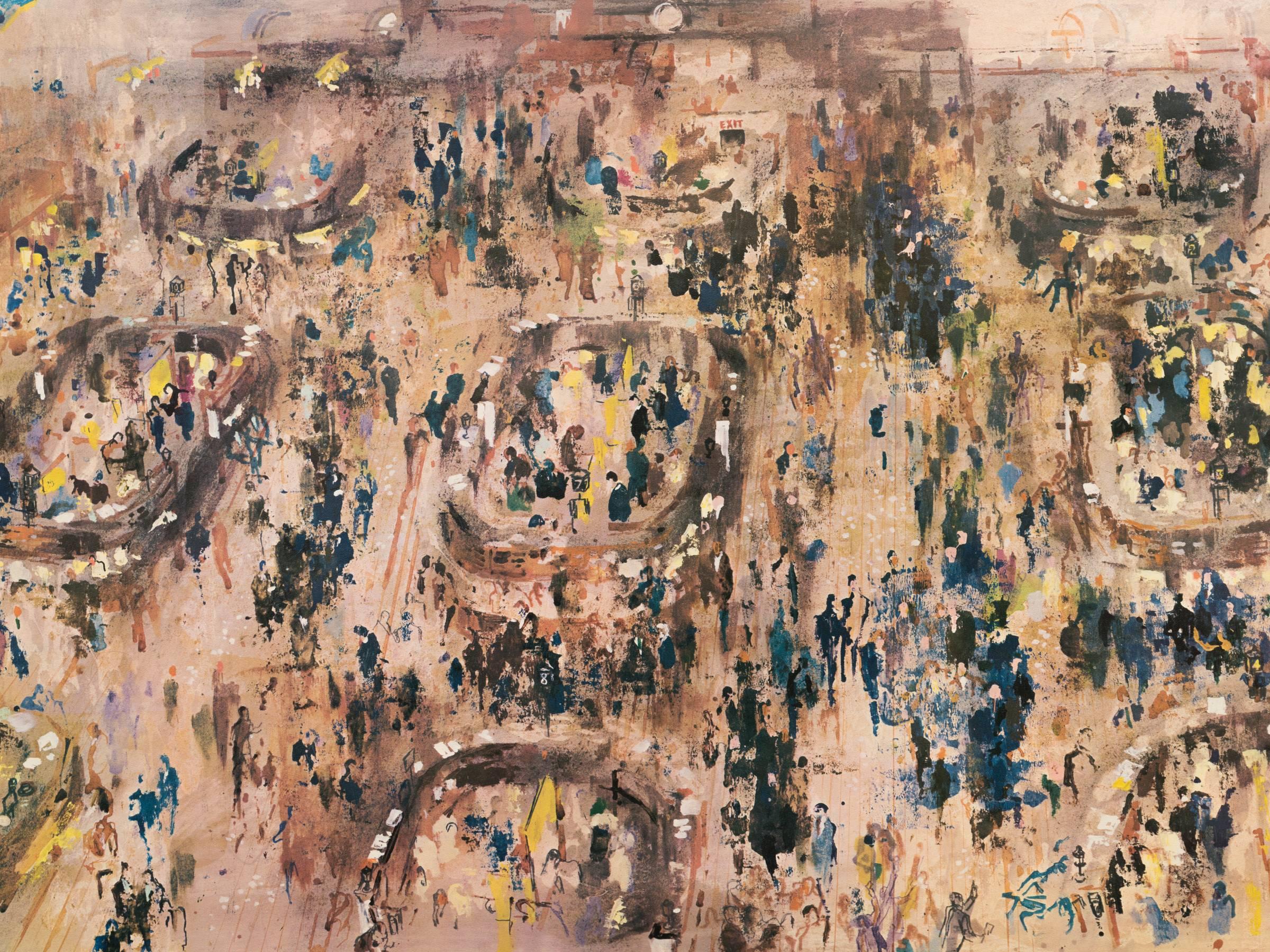 New York Stock Exchange Litho signed by LeRoy Neiman at 1stDibs leroy