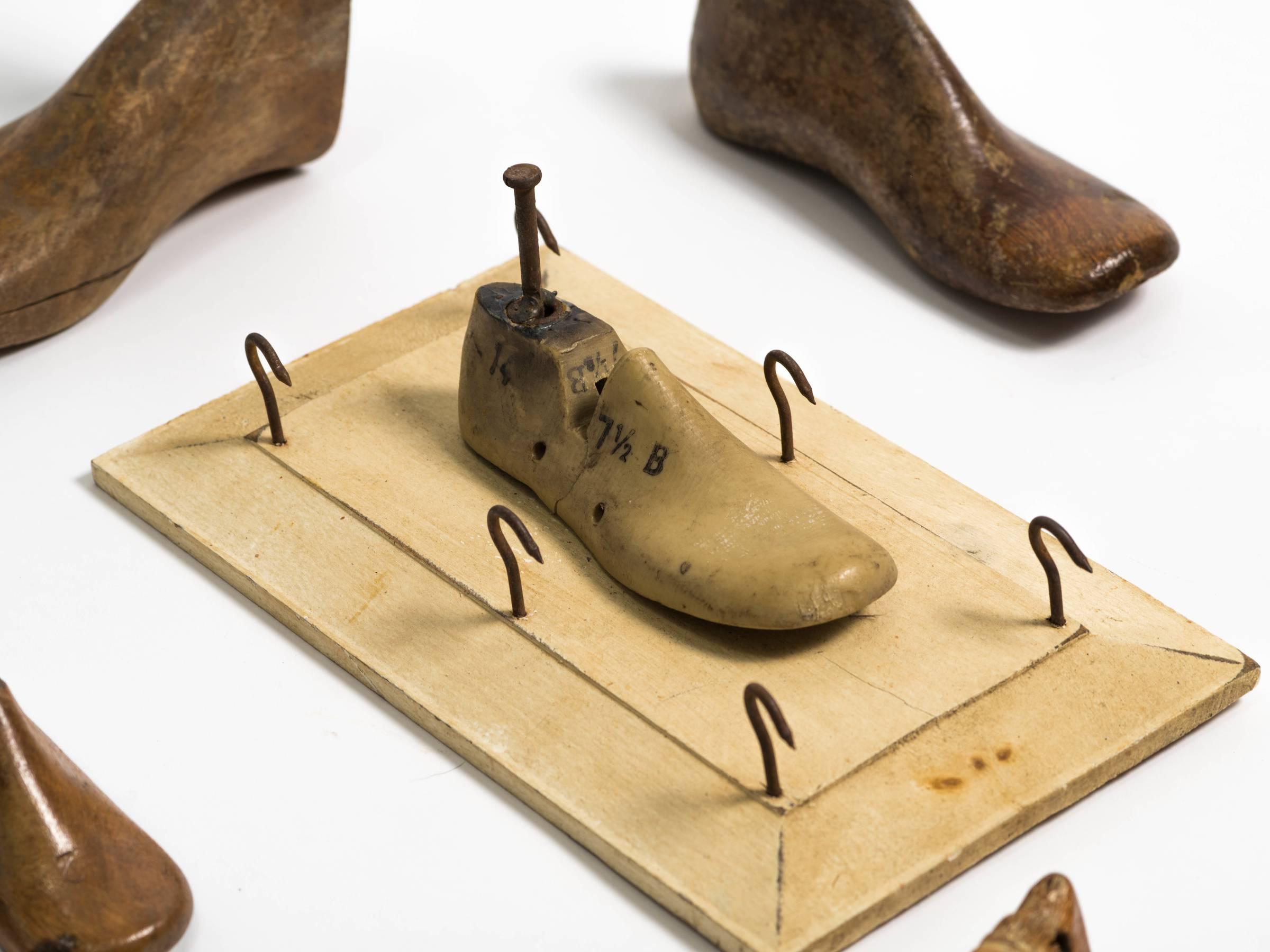 19th Century Children's French Shoe Mold Collection For Sale