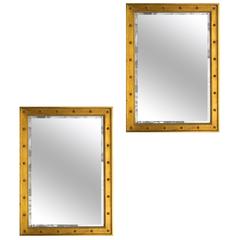 Pair of Classical Gilt J.Pocker Mirrors