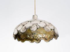 1970s Ceramic Tulip Light Fixture