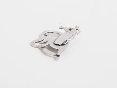 Sterling Silver Modernist Horse Brooch by Paul Lobel