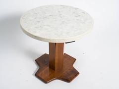 1970s Terrazzo Top Side Table