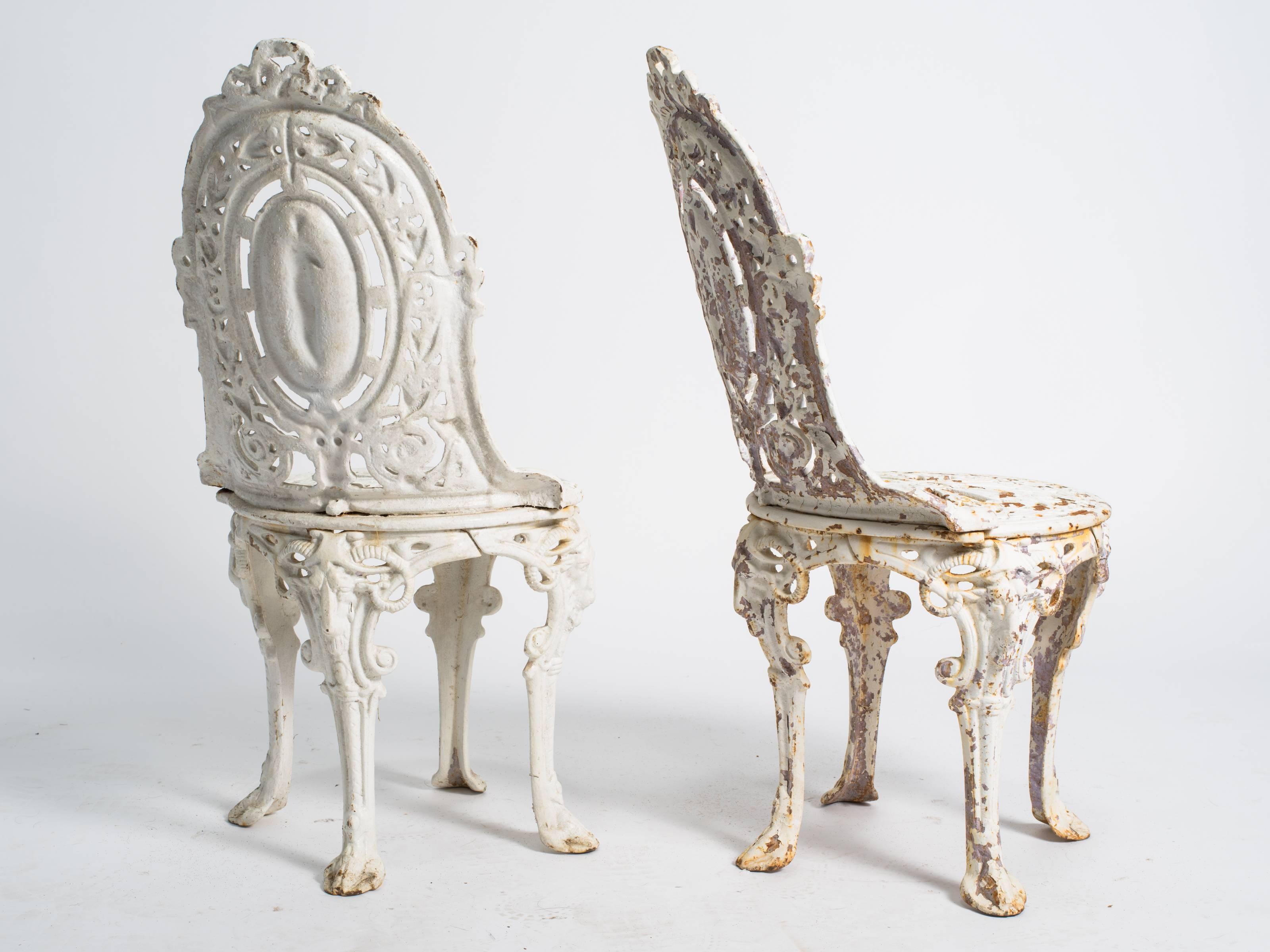 Early 20th Century English Garden Chairs For Sale 2