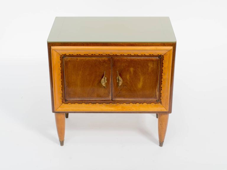 Pair of Italian Modern Nightstands at 1stDibs