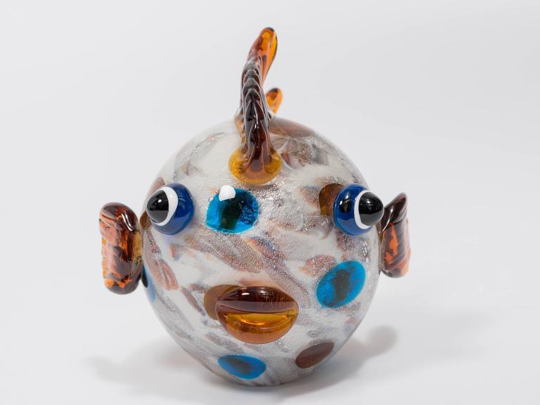 Multi-Colored Murano Glass Fish Sculpture at 1stDibs | multicoloured ...
