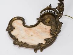 Art Nouveau Brass Desk Lamp