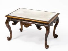 1940s Asian Style Hand-Painted Coffee Table