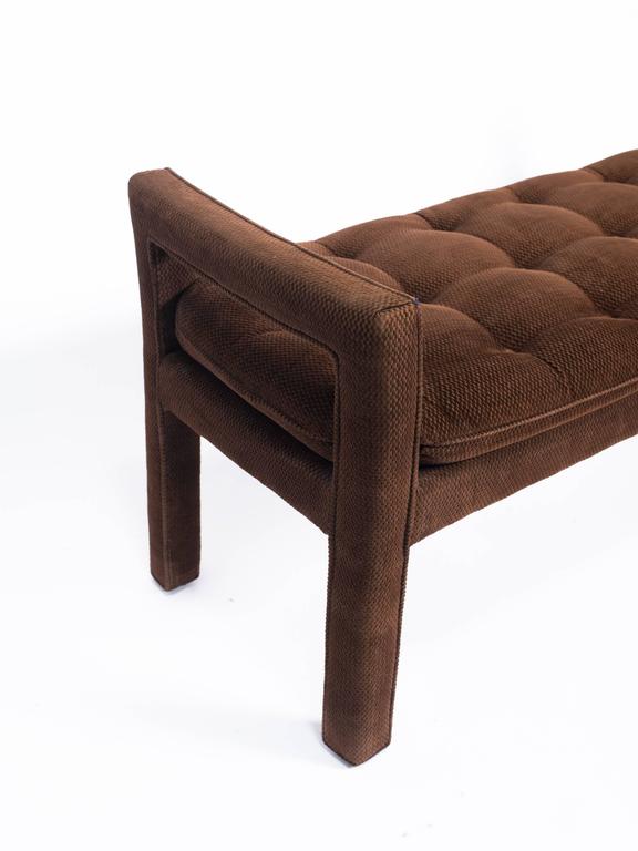 Long Upholstered Tufted Bench For Sale At 1stdibs