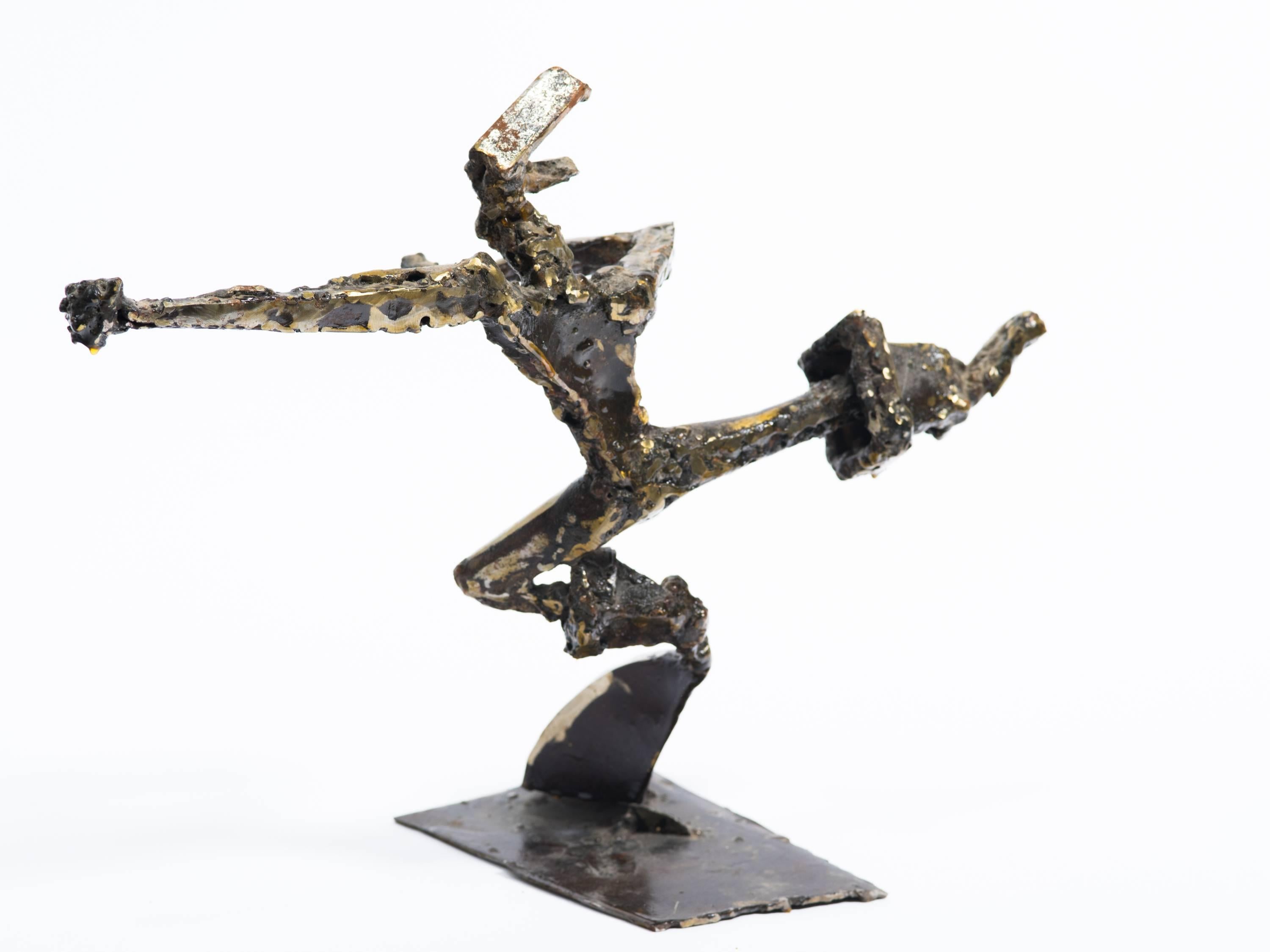 Spelter Abstract Figure Sculpture 1