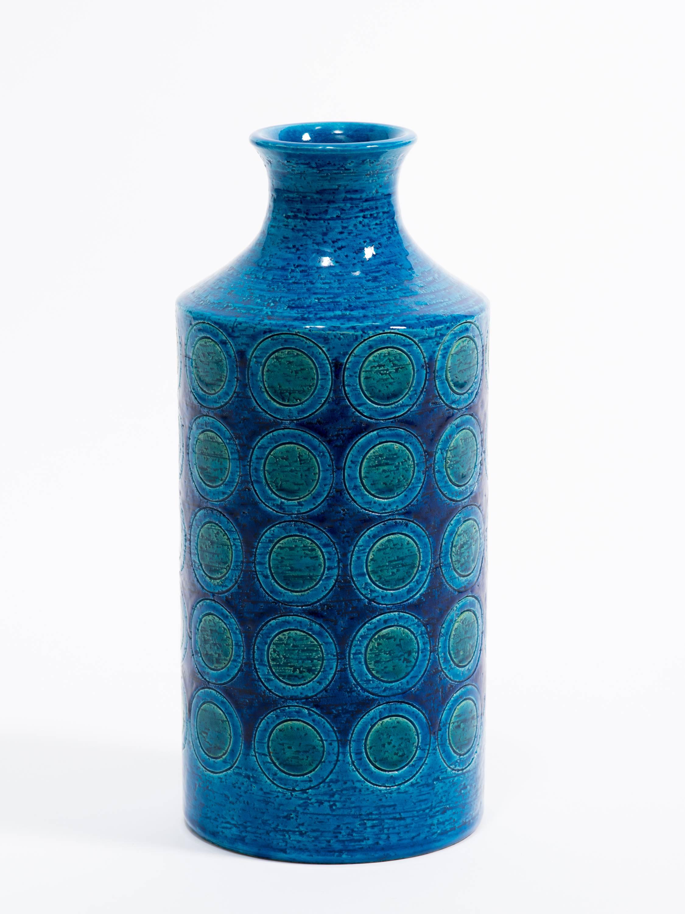 Italian ceramic vase by Bitossi for Rosenthal Netter.