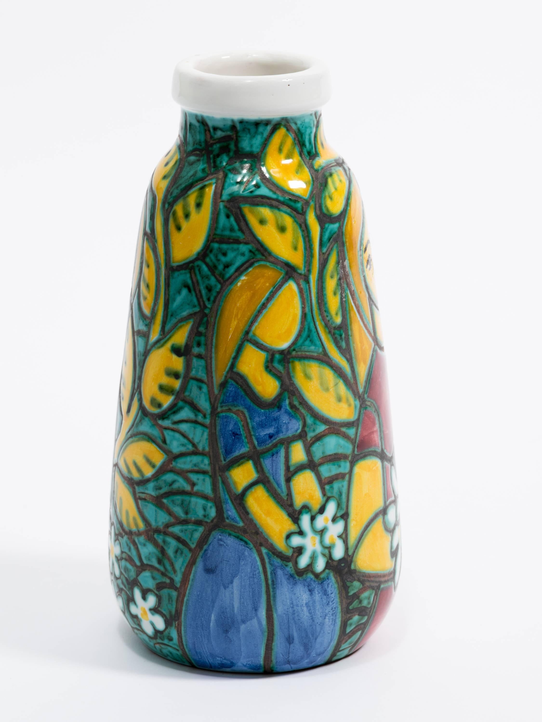 Scandinavian Modern Ela Oslo Norway Ceramic Vase
