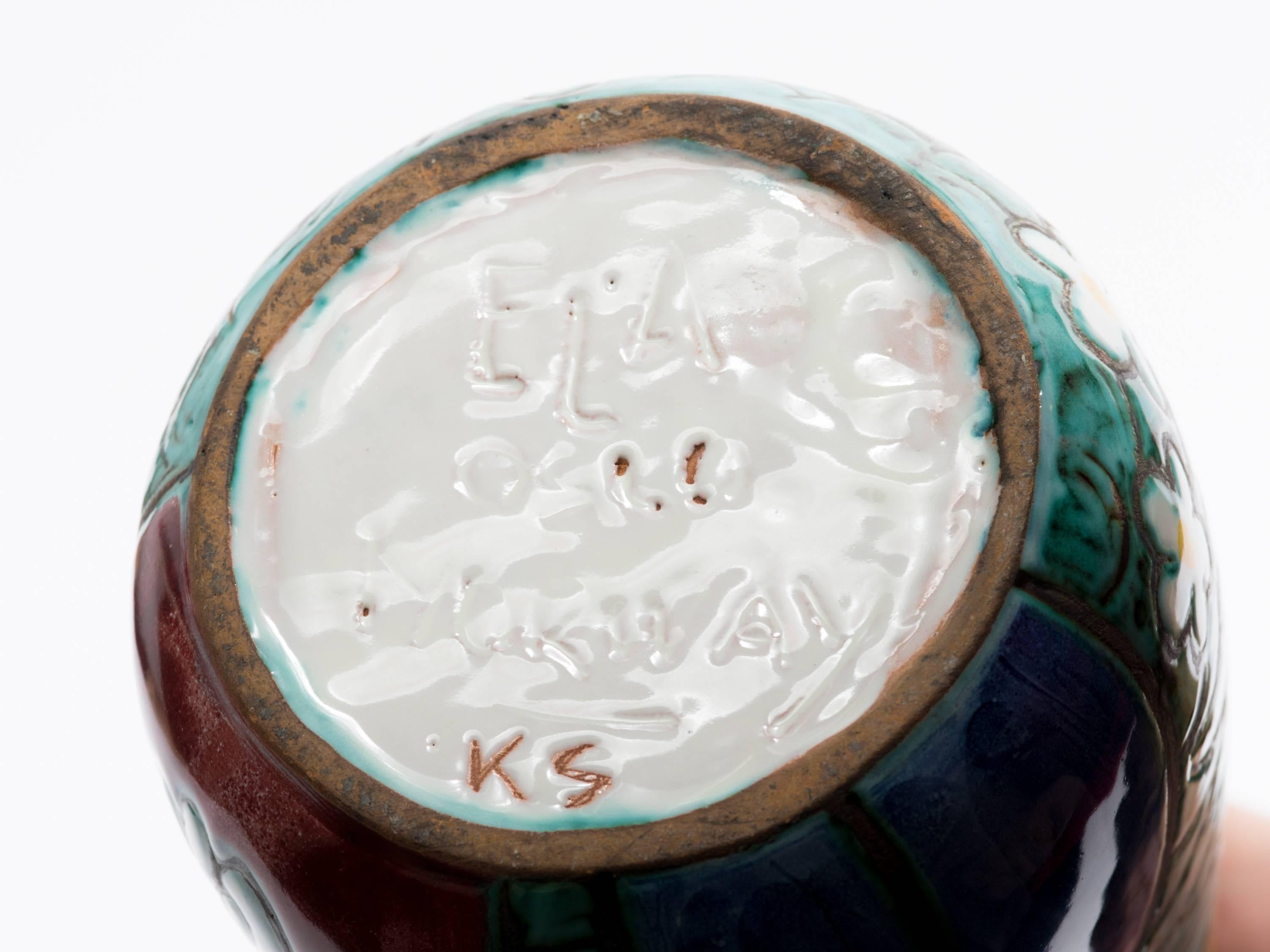 Norwegian Ela Oslo Norway Ceramic Vase