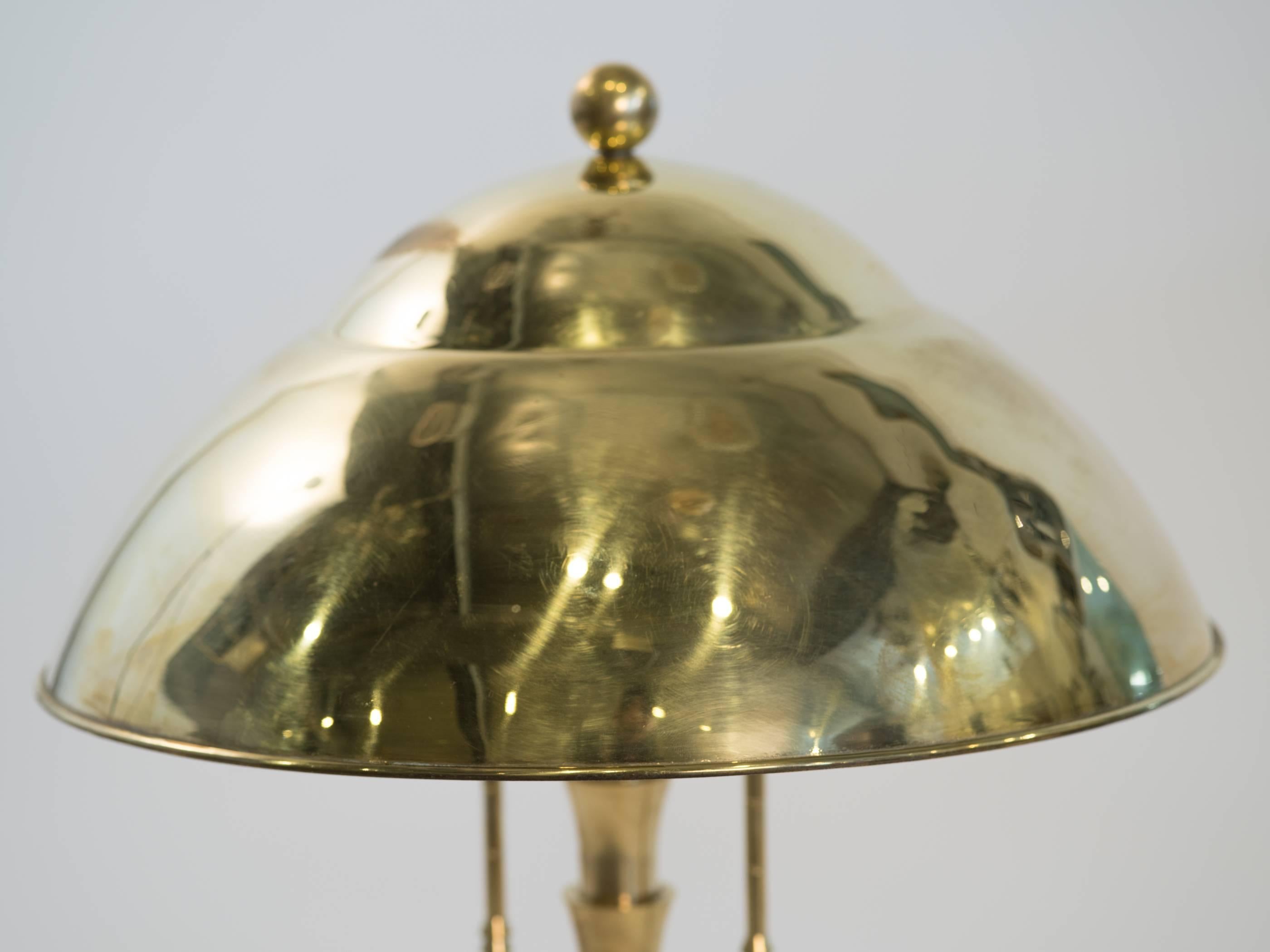 Jay spectre brass lamp for Hanson.