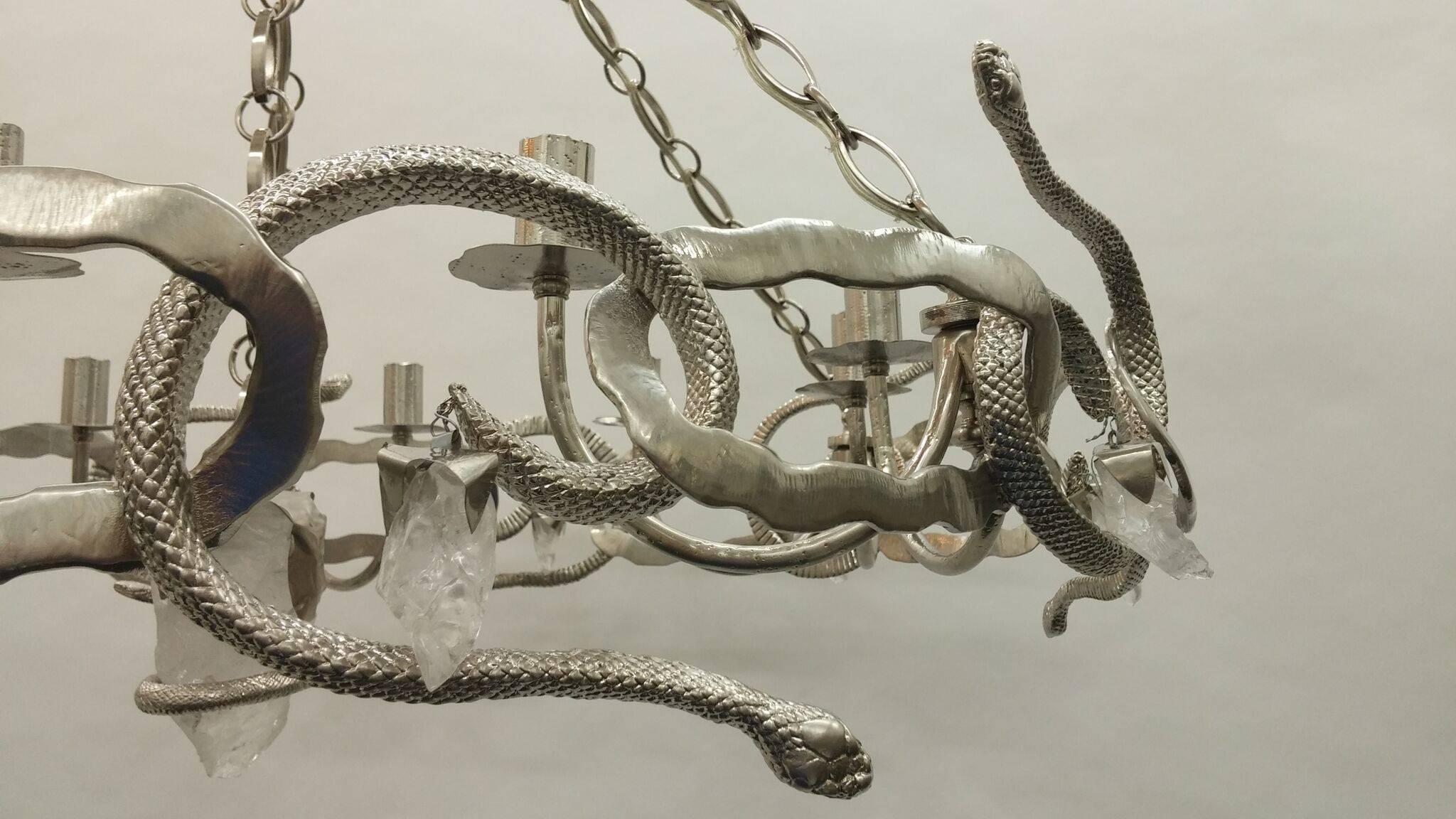 snake chandelier