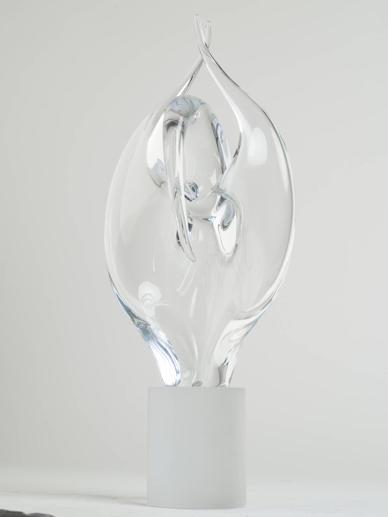 Large Murano Art Glass Sculpture by Seguso at 1stDibs