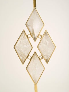 Rock Crystal Diamond Table Lamps, Eon Collection "Harmony"