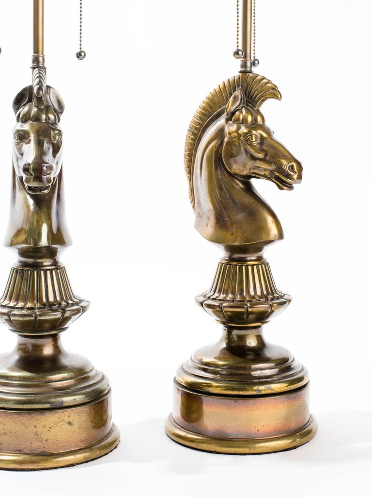 Cast Metal Horse Table Lamps For Sale at 1stDibs