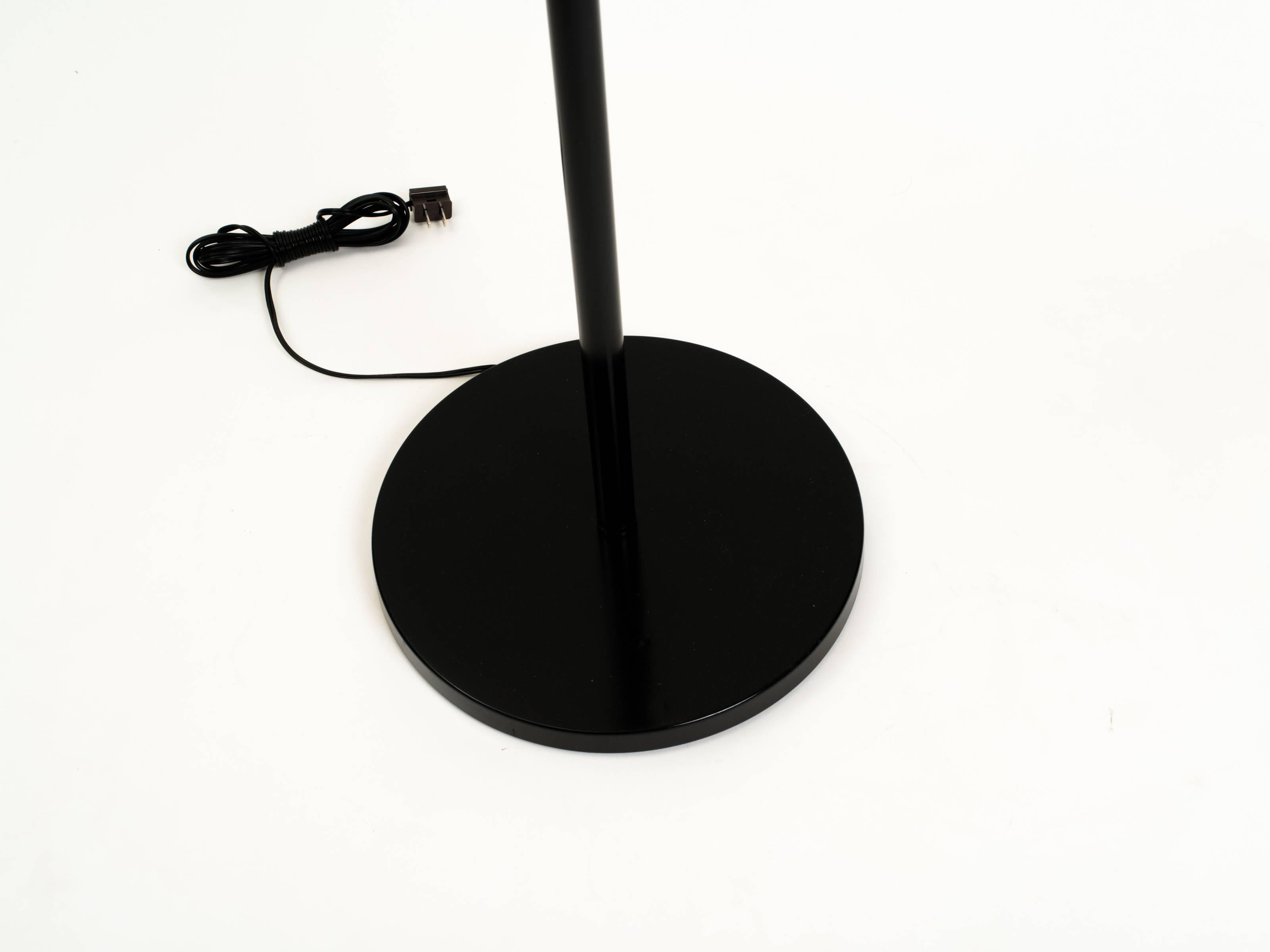 American Chrome Floor Lamp with Adjustable Arms For Sale