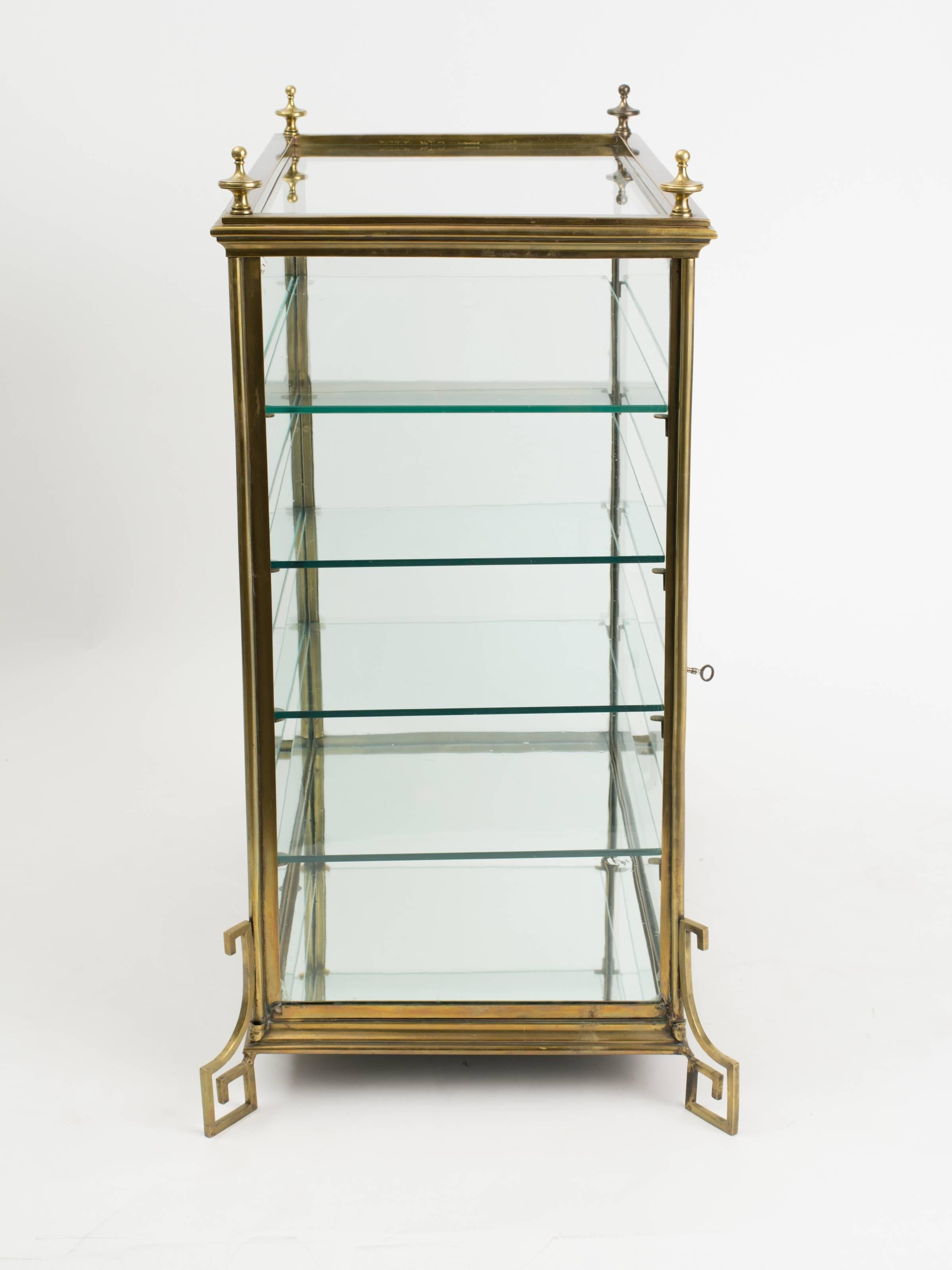 Italian Brass and Glass Display Cabinet 3
