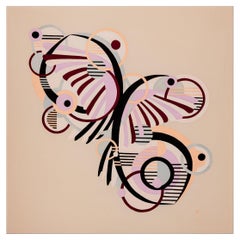 Zeitgenössisches, handgefertigtes Acrylgemälde, „Angels of Freedom“, 2 einzigartige Varianten