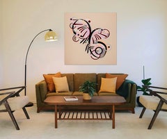 Zeitgenössisches, handgefertigtes Acrylgemälde, „Angels of Freedom“, 2 einzigartige Varianten