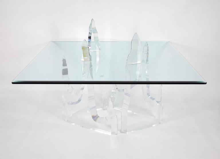 Lion In Frost Iceberg Dining Table At 1stdibs