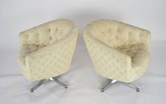 Pair of Woodmark Swivel Lounge, Club or Office Chairs