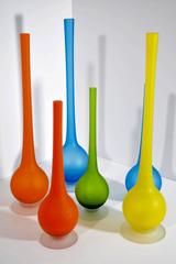 Carlo Moretti for Rosenthal Netter Satin Glass Pencil Vases