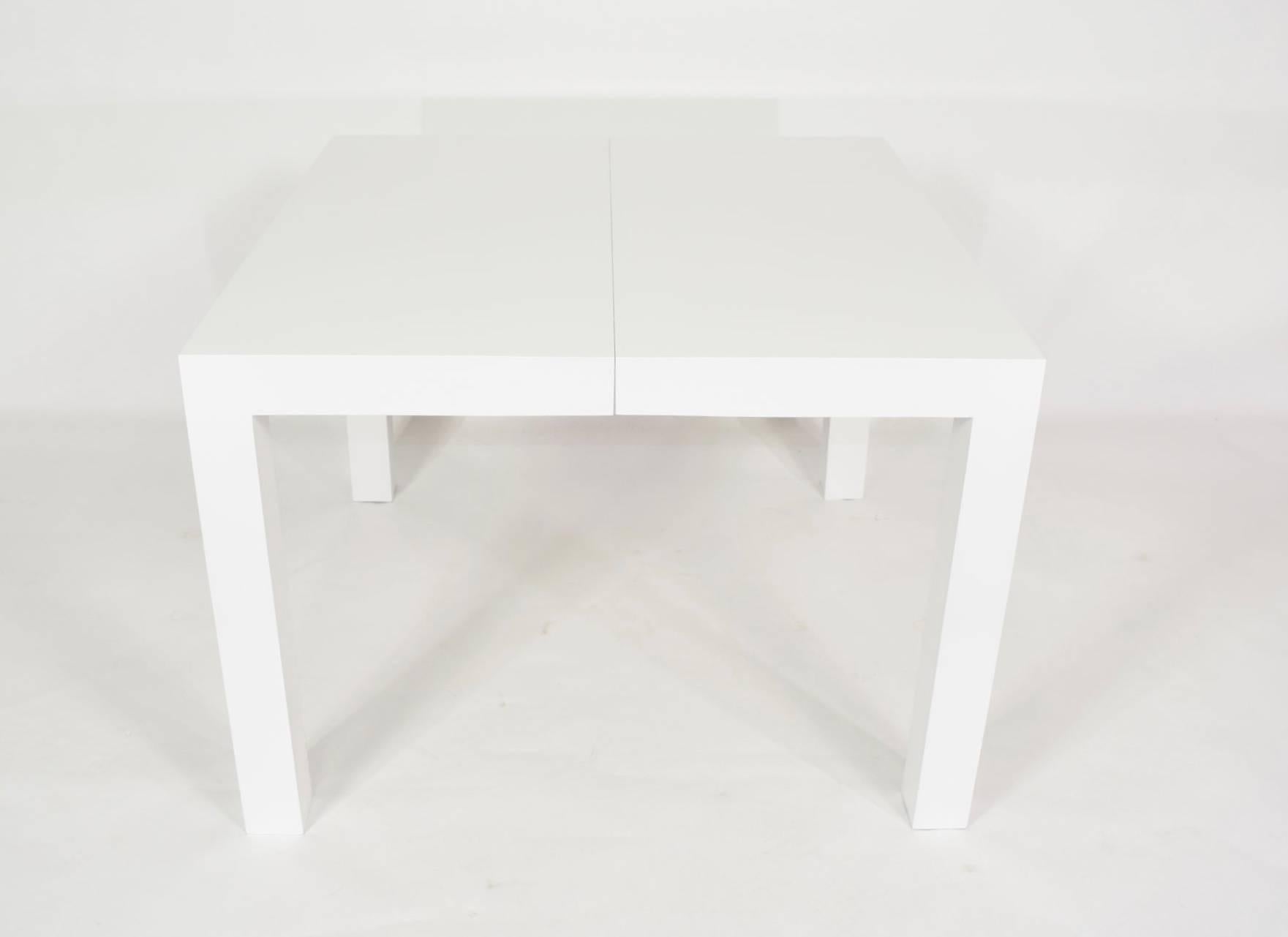 Lacquer Milo Baughman for Thayer Coggin Parsons Style Dining Table