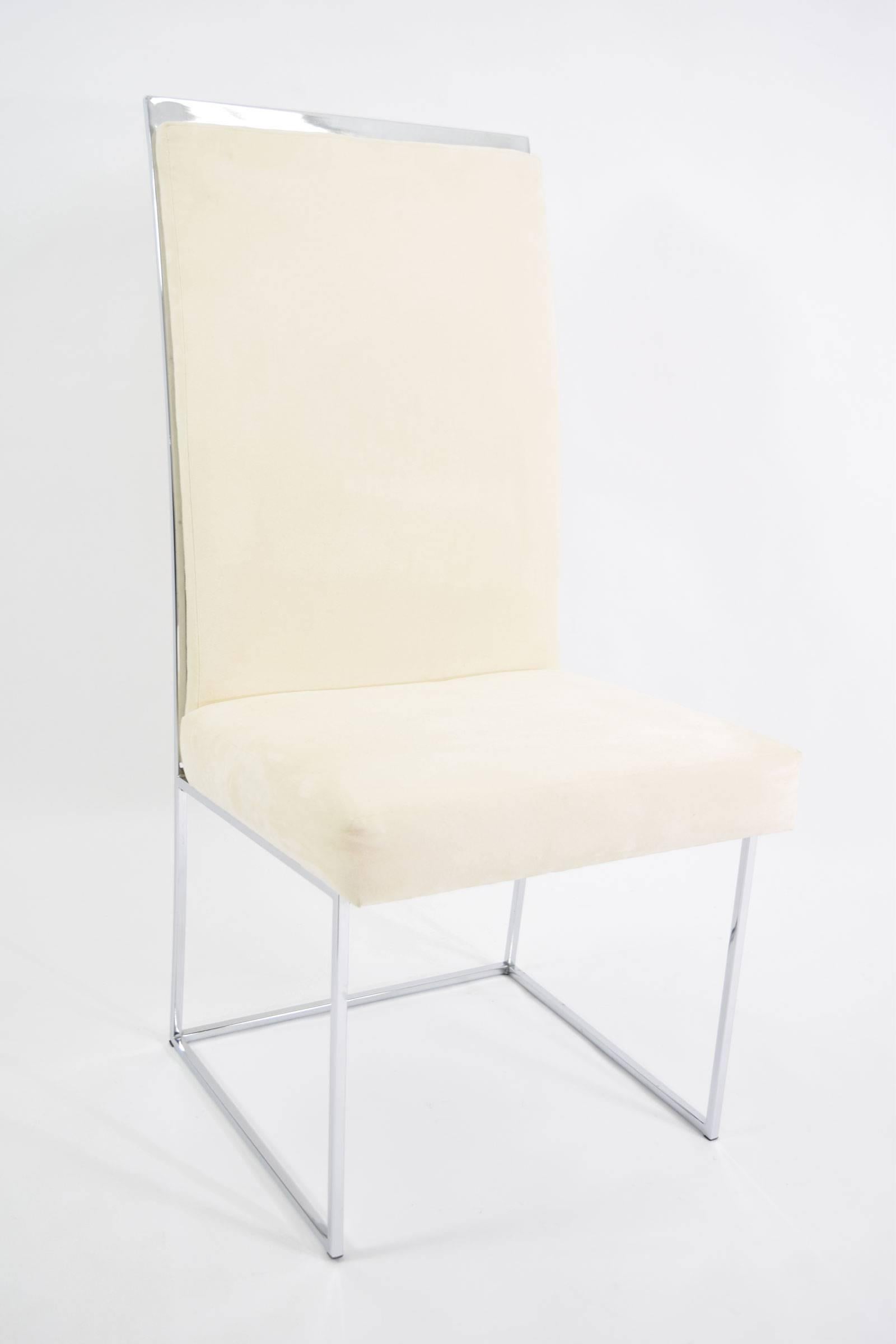 Mid-Century Modern Set of Eight Milo Baughman Dining Chairs