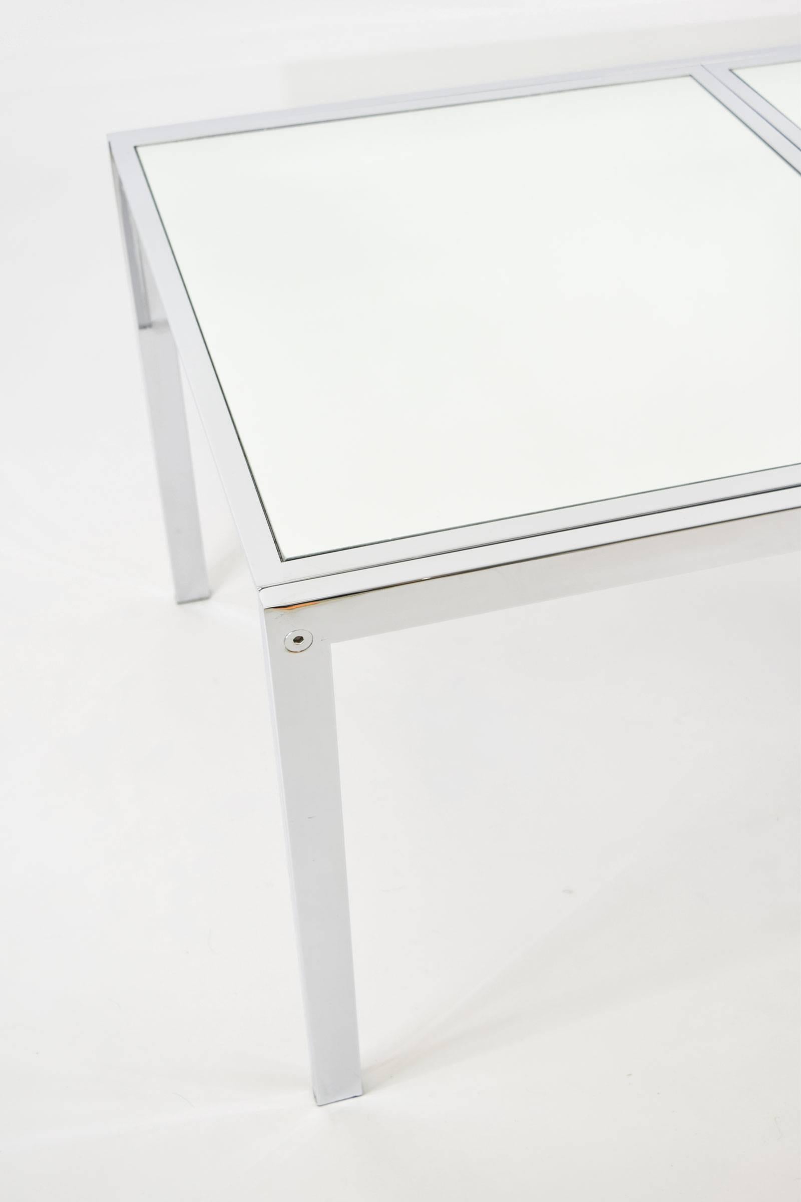 Mid-Century Modern DIA Mirrored Dining Table or Desk