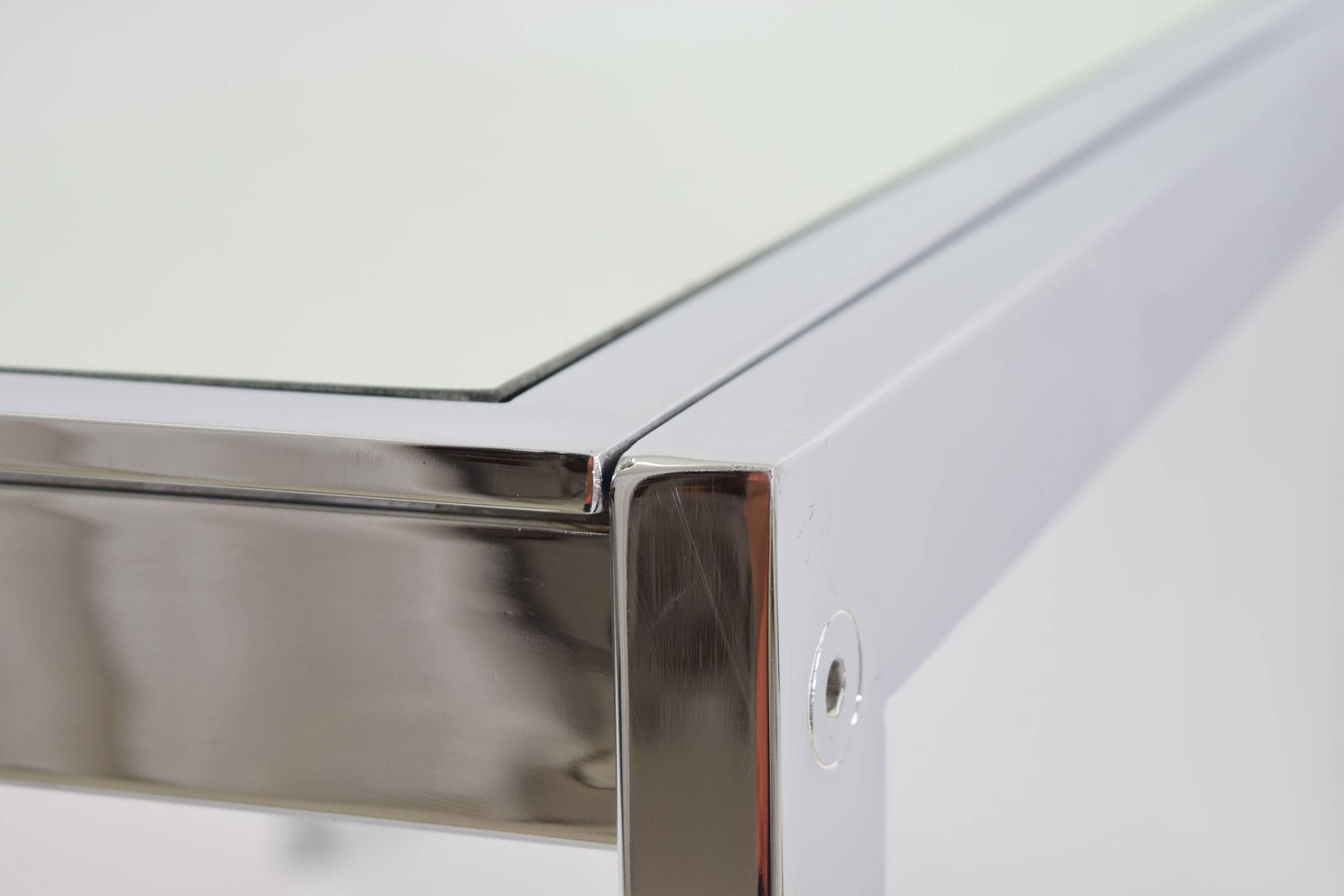 20th Century DIA Mirrored Dining Table or Desk