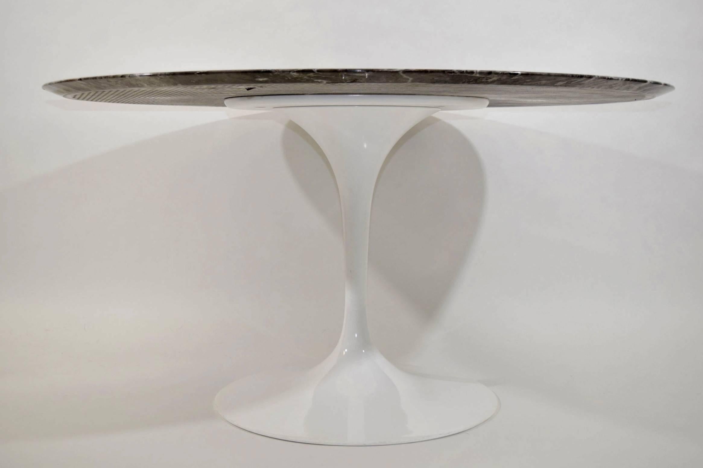grey tulip table