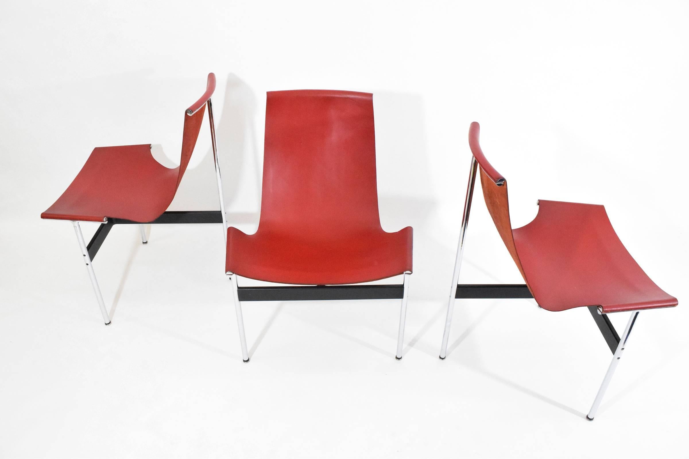 American Set of Six T-Chairs by Katavolos, Littell and Kelly