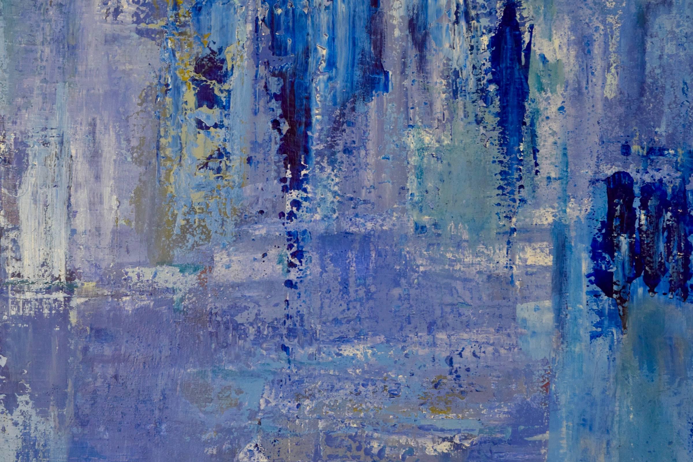 Beautiful abstract with lots of layers and texture. Angelina Kerene Conser.