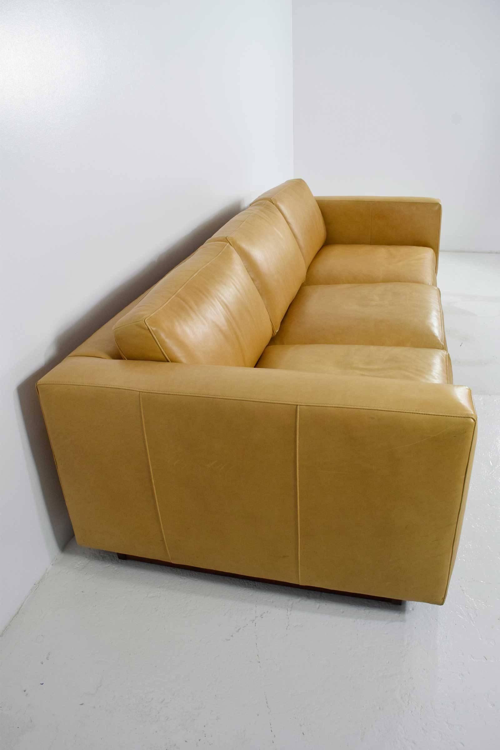American Leather Sofa by Jonathan Adler