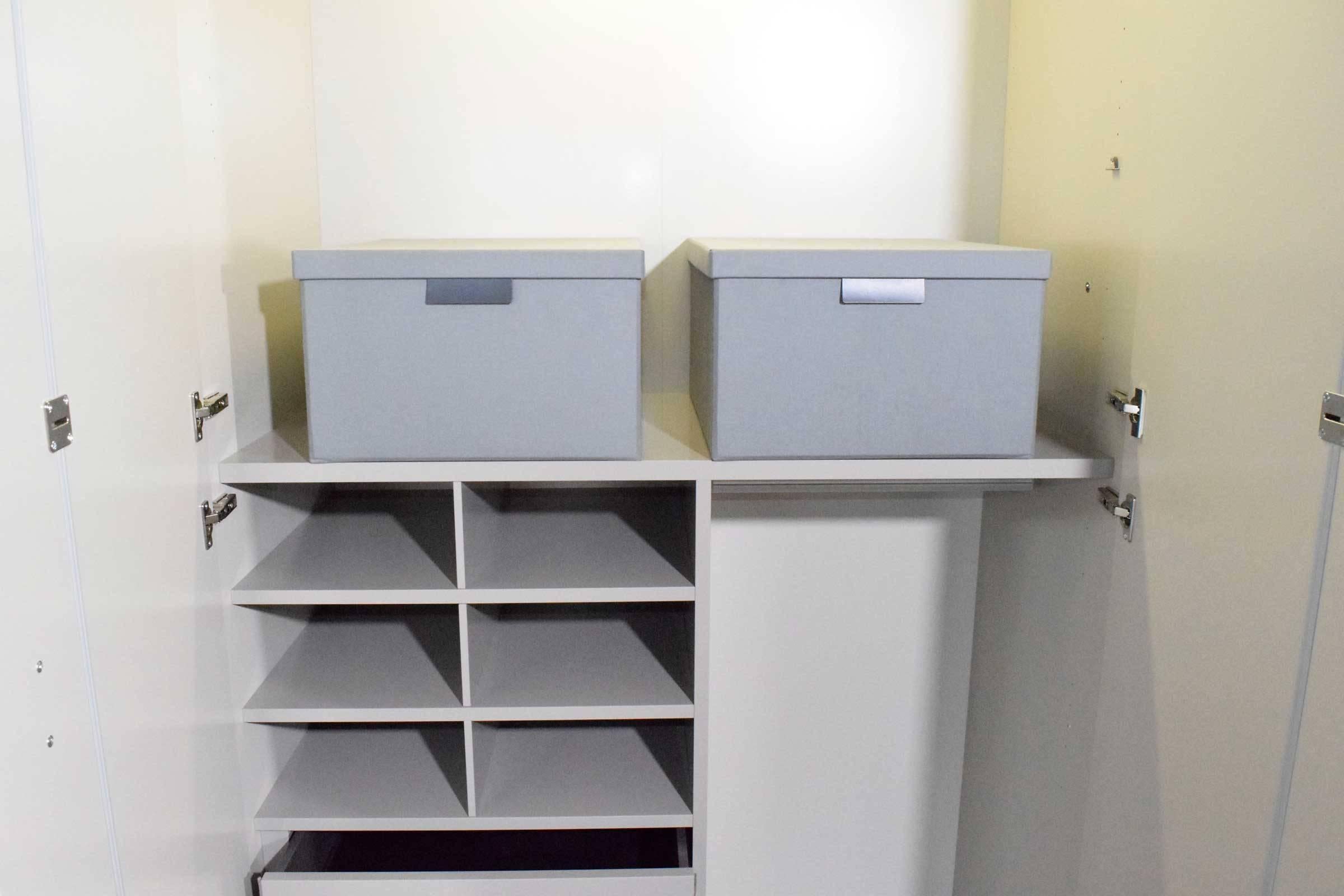 Metal Ligne Roset Storage Cabinet/Wardrobe