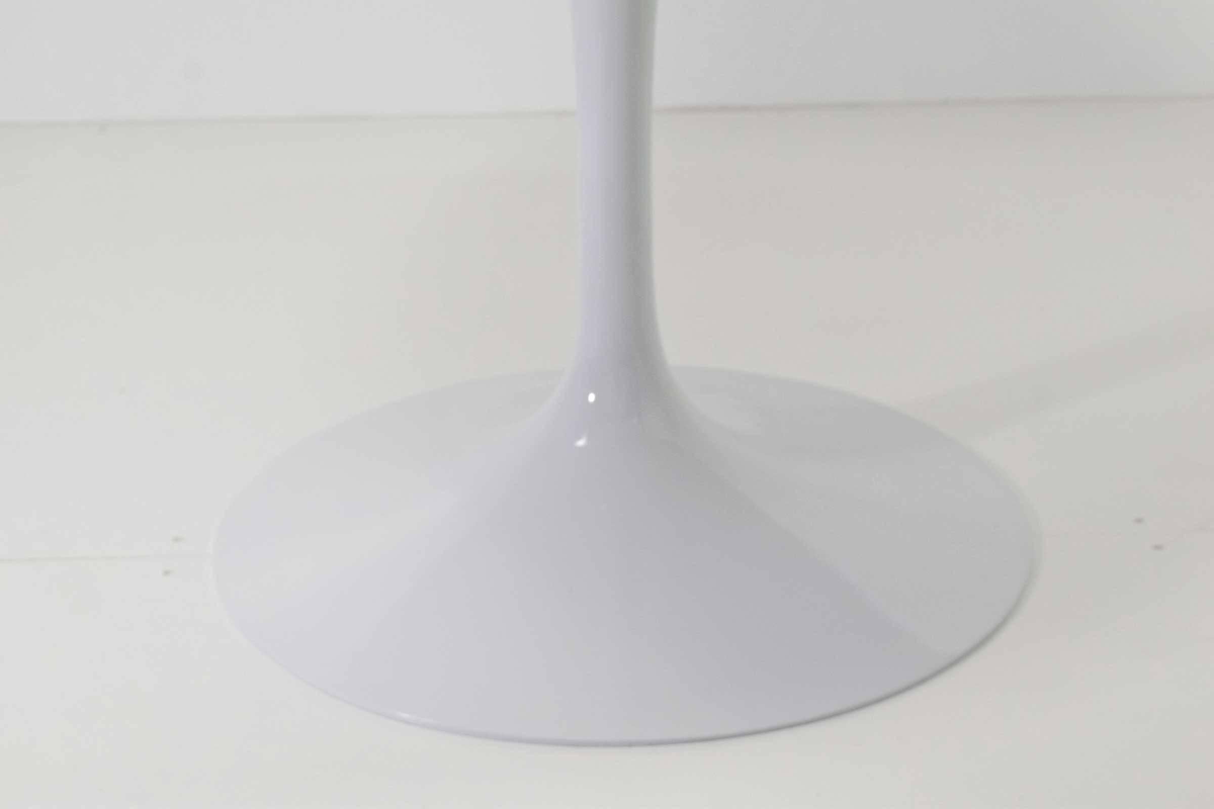 Eero Saarinen for Knoll Tulip Table with Carrara Marble Top In Excellent Condition In Dallas, TX